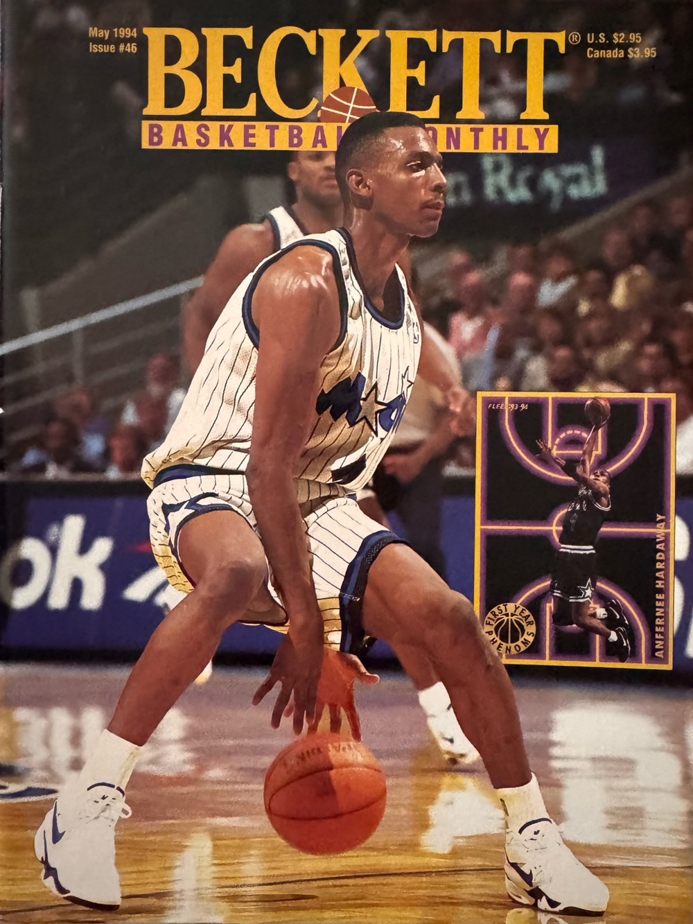 Beckett Basketball Monthly #43 February 1994 Anfernee “Penny” Hardaway Cover
